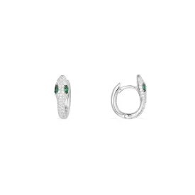 Serpent Hoop Earrings