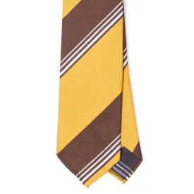 Silk Textured Jacquard Stripe Hand-rolled Tie