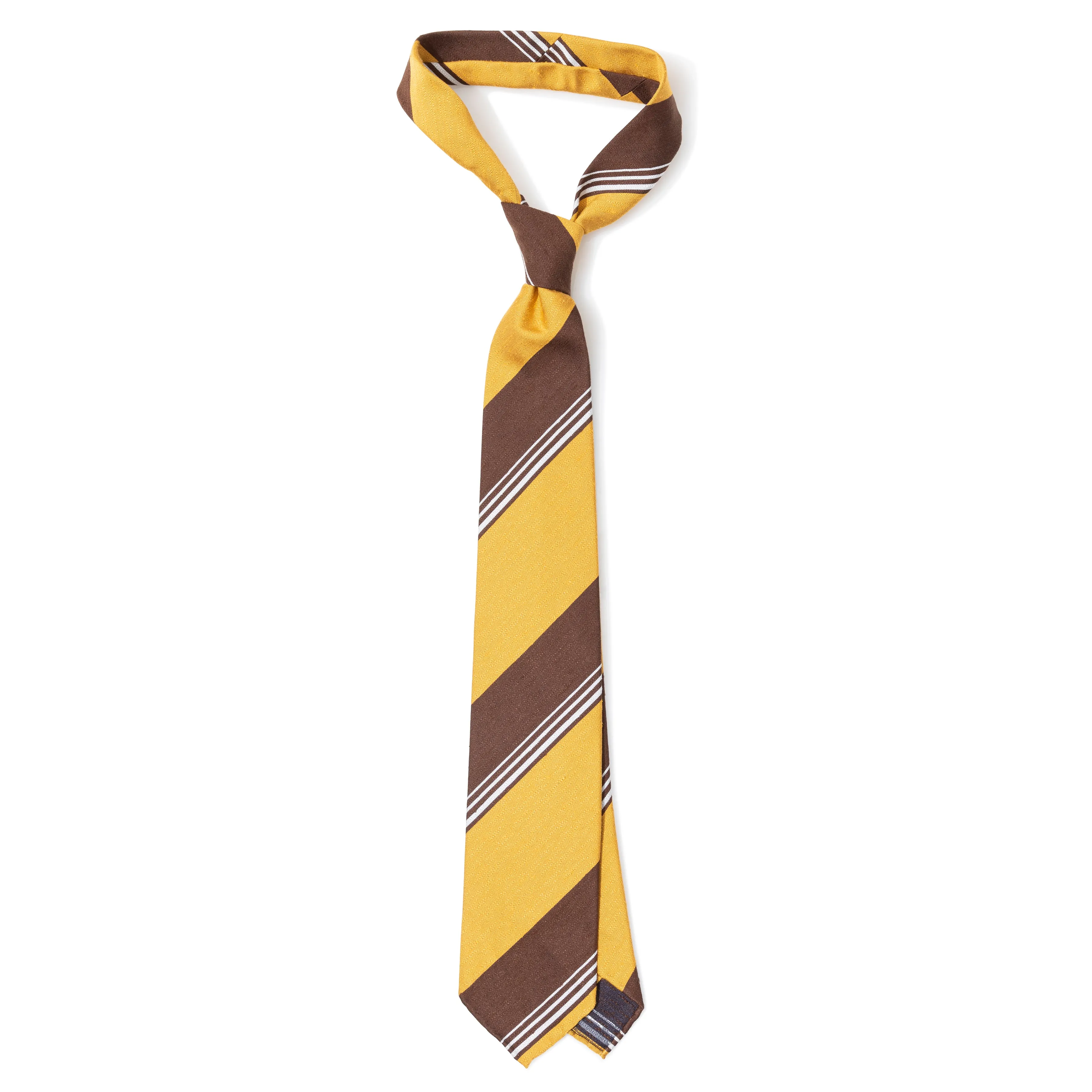 Silk Textured Jacquard Stripe Hand-rolled Tie