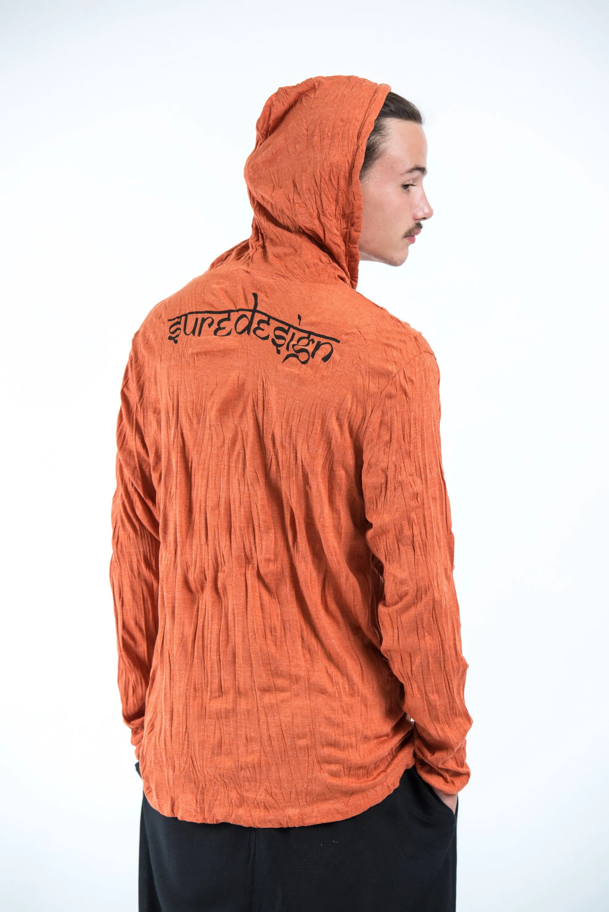 Sure Design Unisex Celtic Tree Hoodie Orange