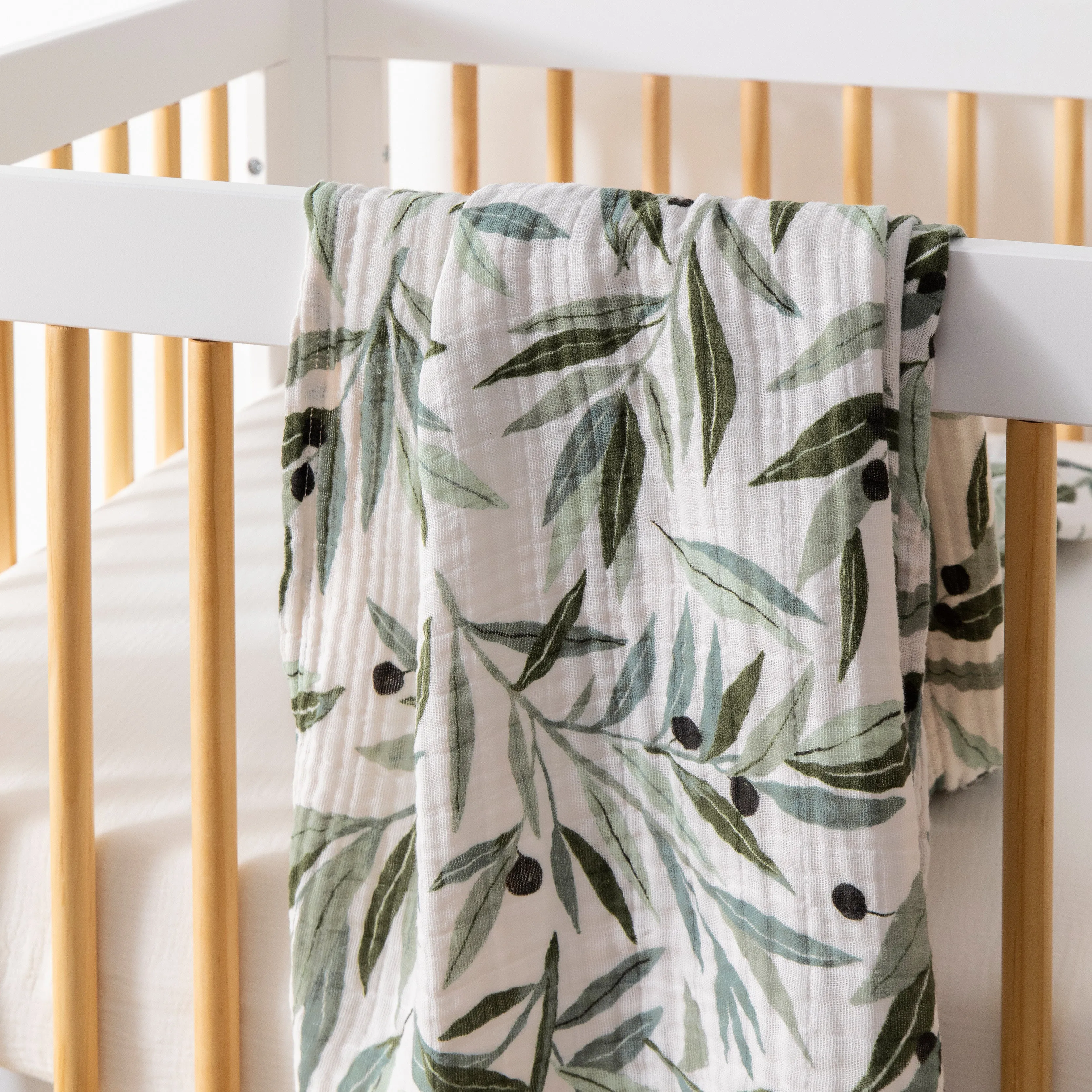 Swaddle in GOTS Certified Organic Muslin Cotton