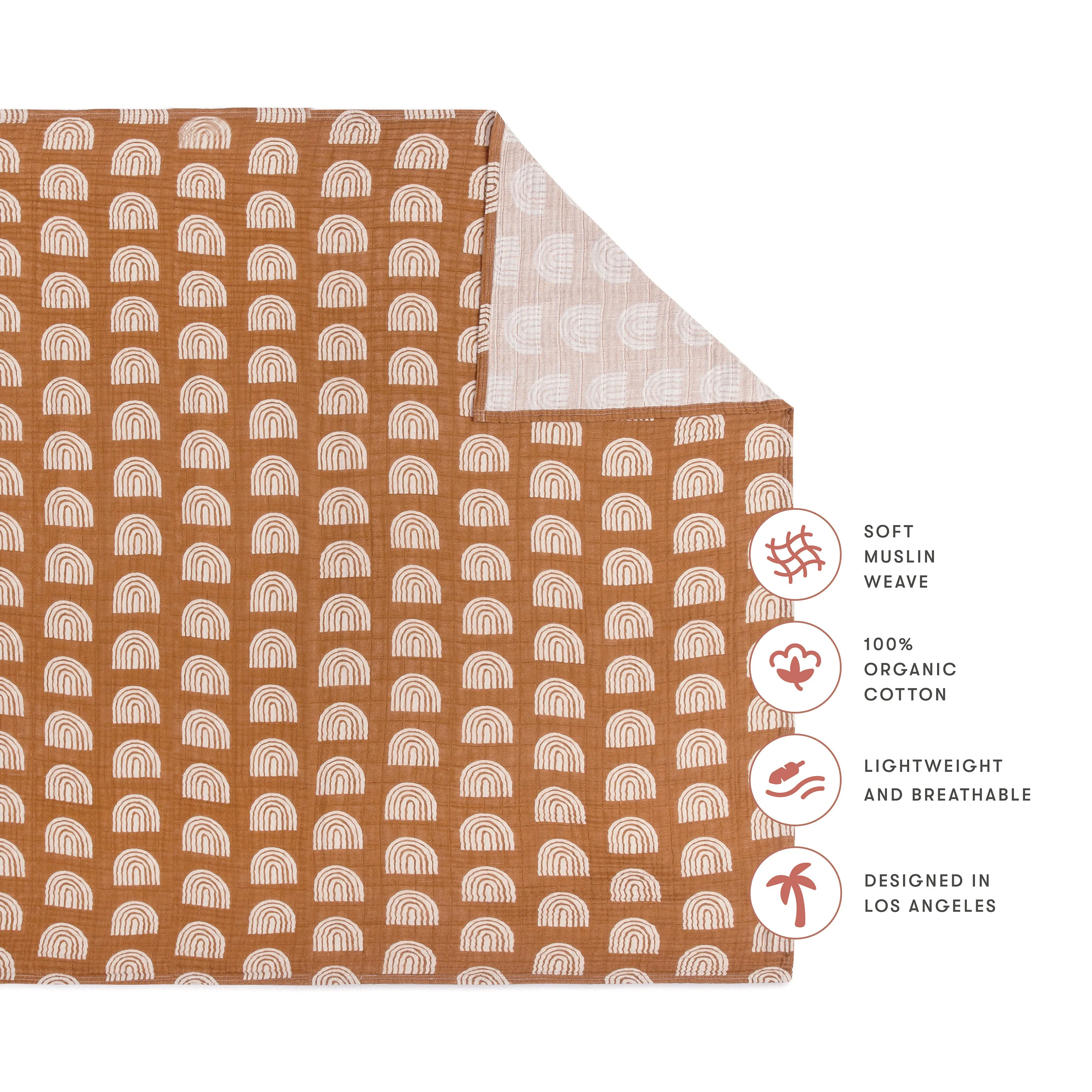 Swaddle in GOTS Certified Organic Muslin Cotton