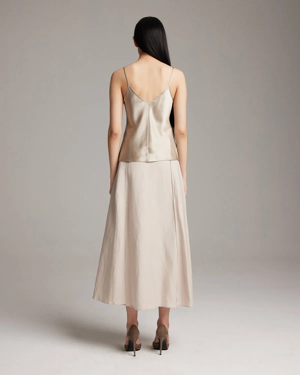 V-Neck Silk Cami