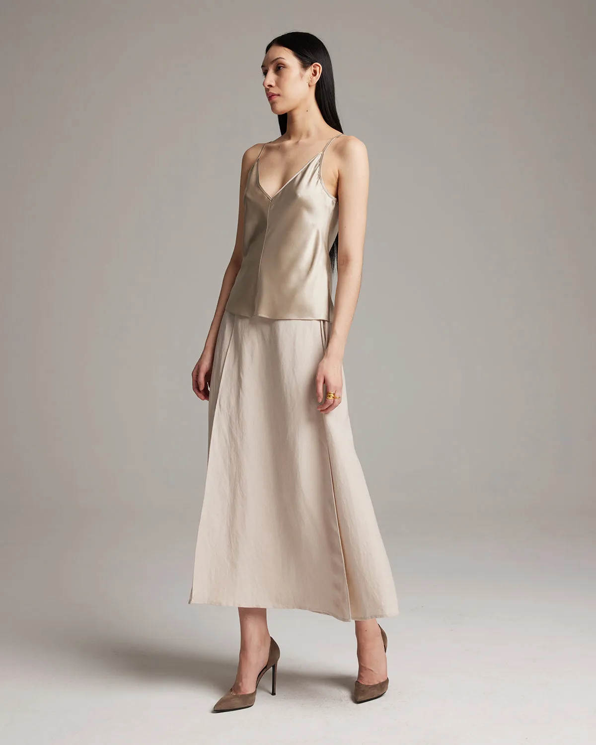 V-Neck Silk Cami