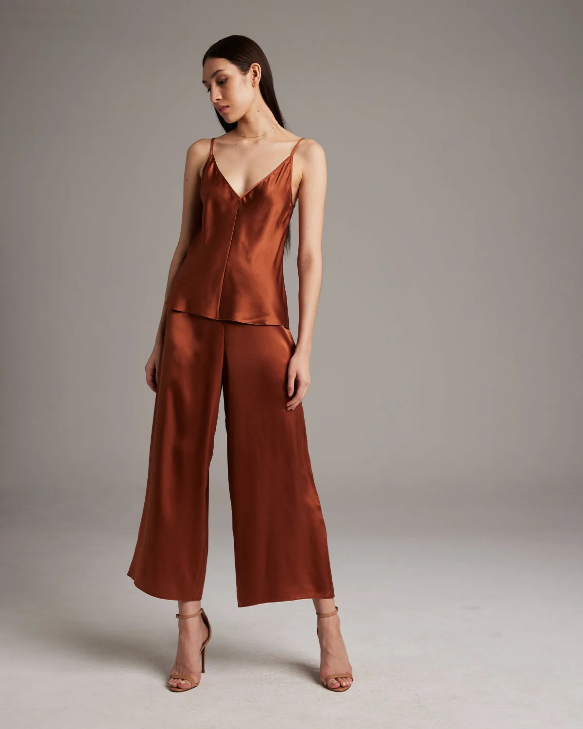 V-Neck Silk Cami