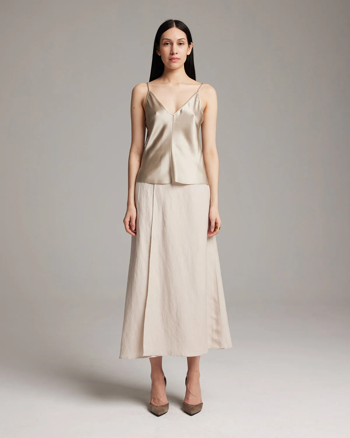 V-Neck Silk Cami