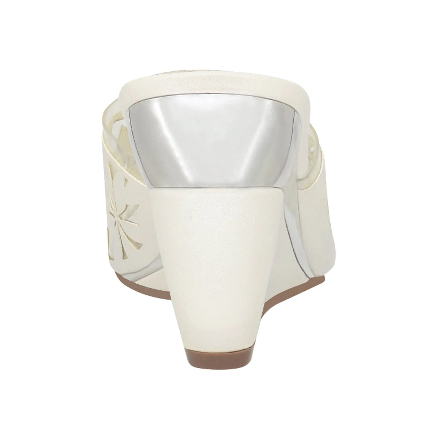 Vasha Floral Slide with Memory Foam