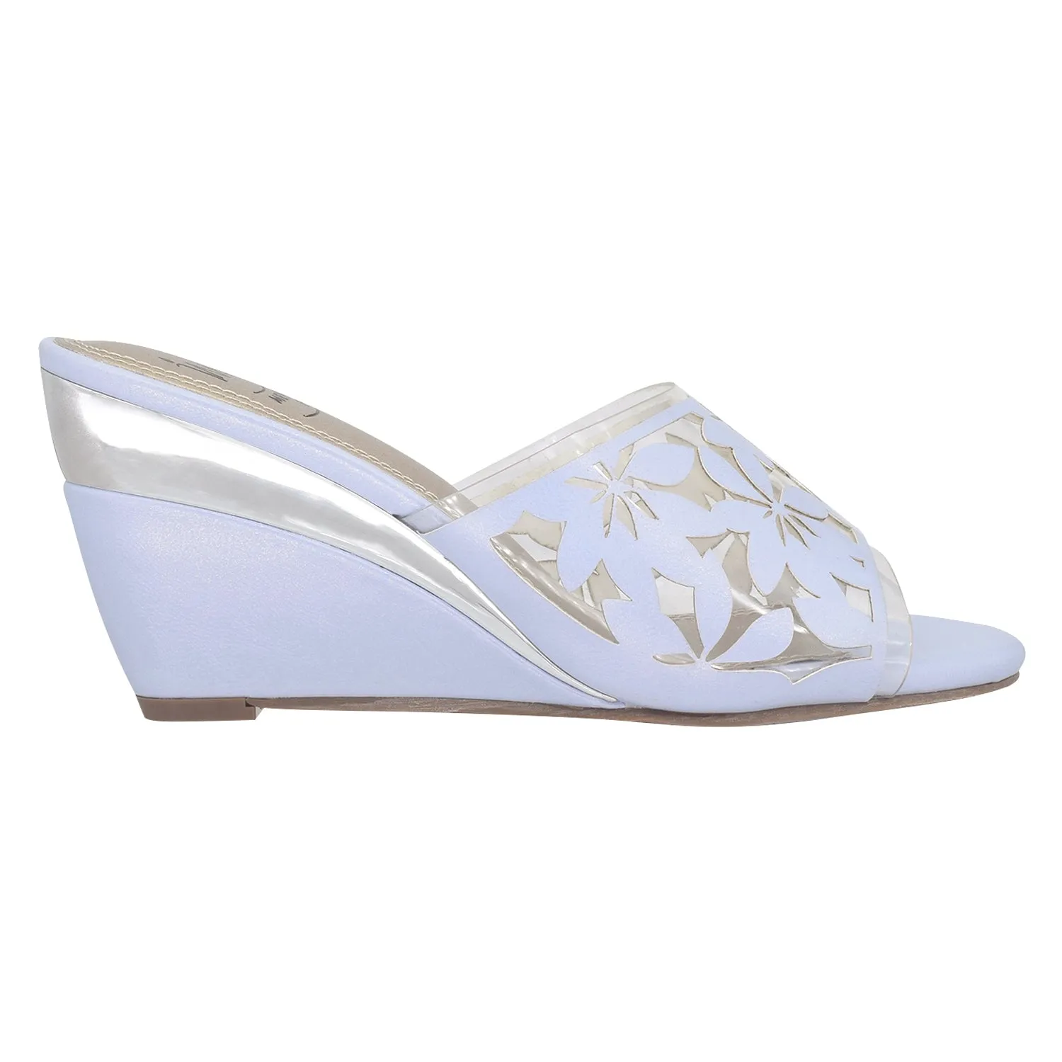 Vasha Floral Slide with Memory Foam