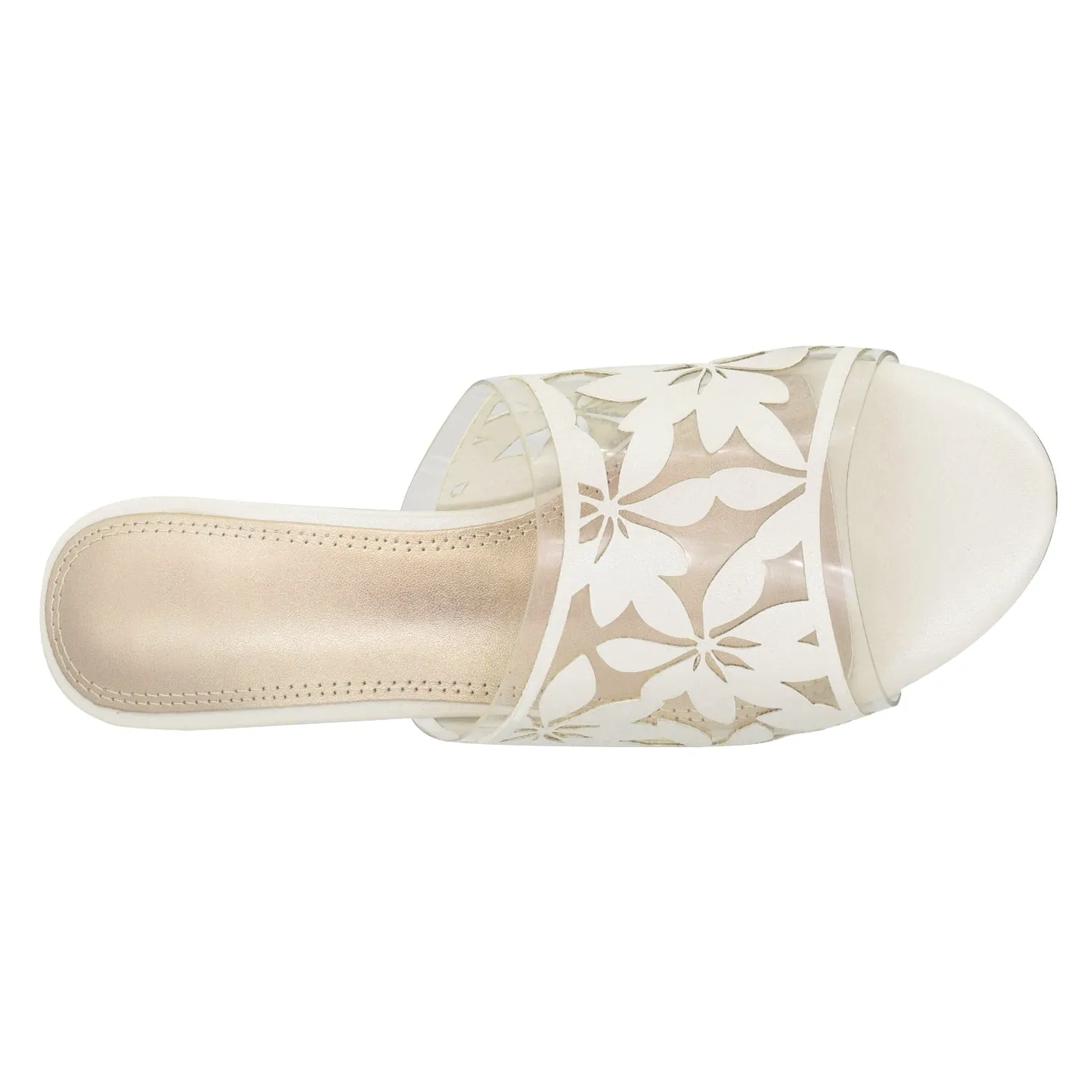 Vasha Floral Slide with Memory Foam