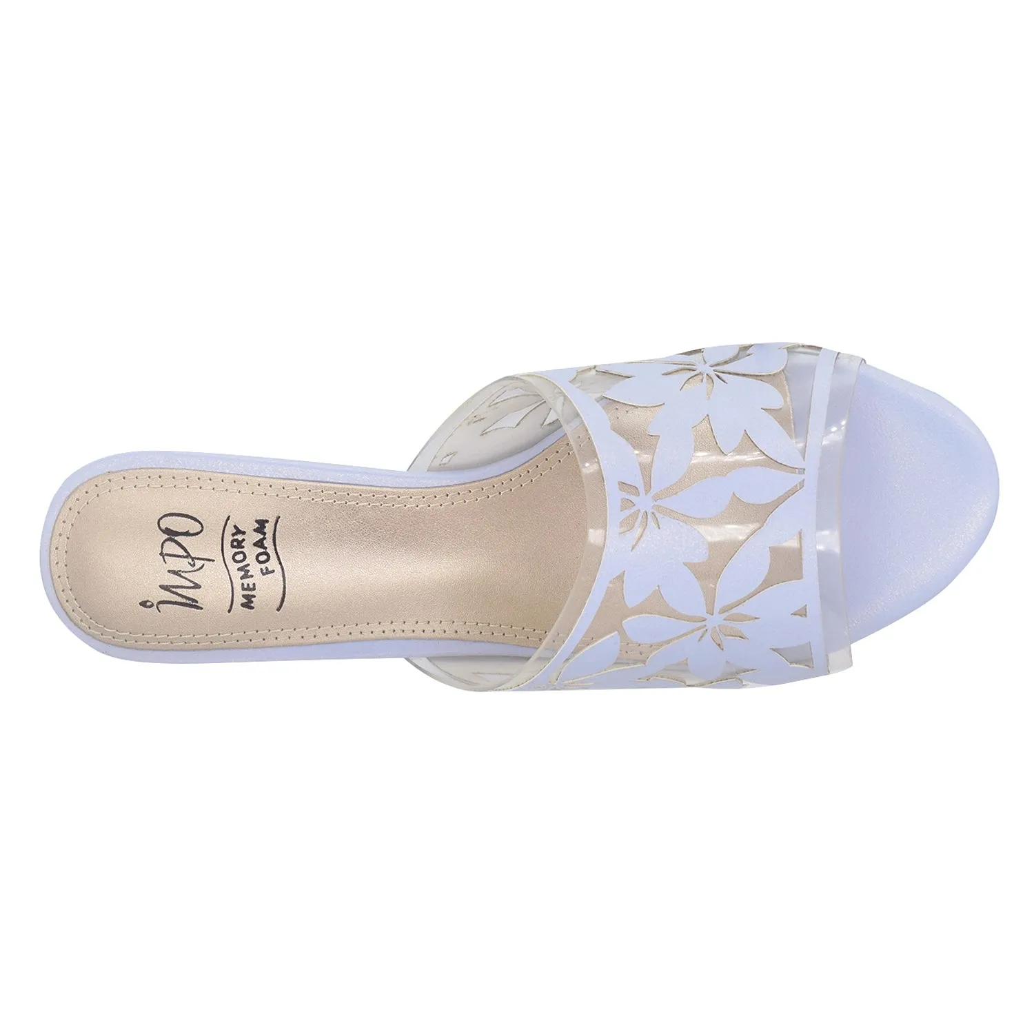 Vasha Floral Slide with Memory Foam