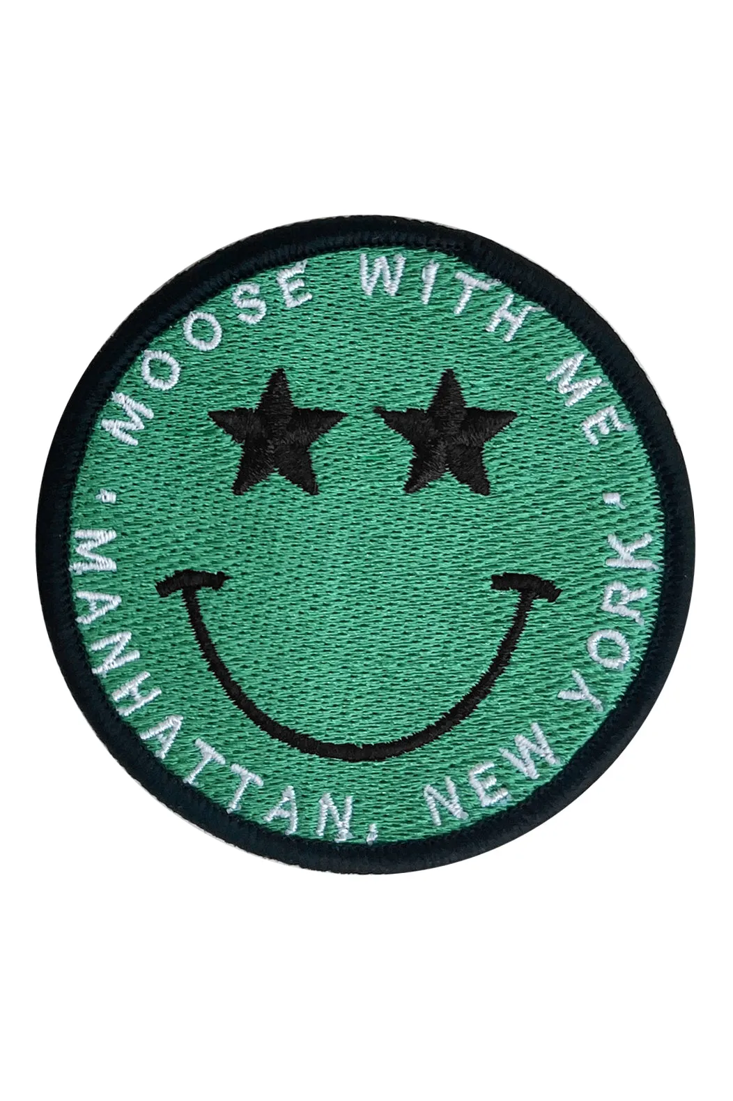 Velcro Patch Star Smiley Face Manhattan New York