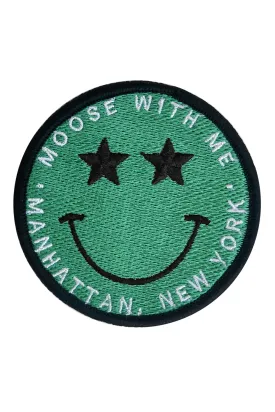 Velcro Patch Star Smiley Face Manhattan New York