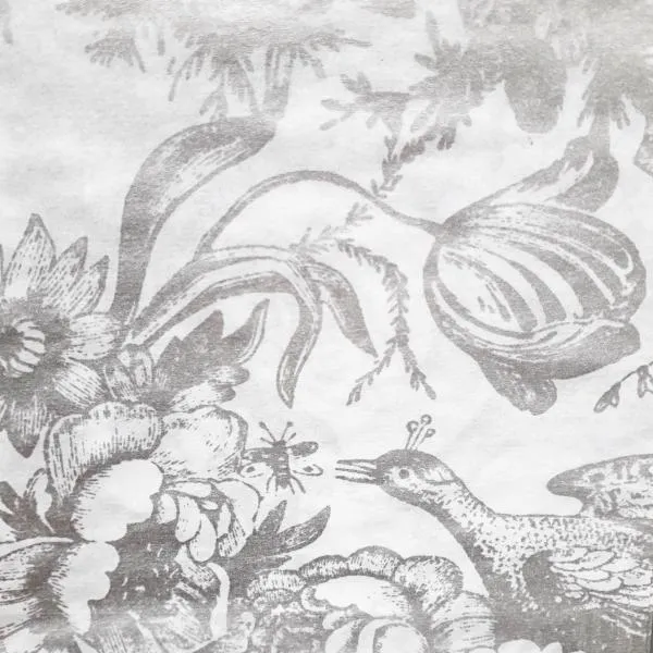Vintage Design Silk Screened Gift Tissue (Set of 2 Sheets)