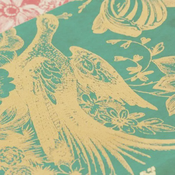 Vintage Design Silk Screened Gift Tissue (Set of 2 Sheets)