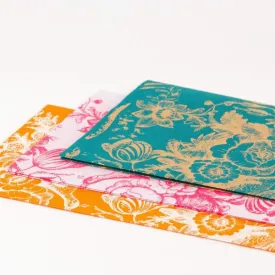 Vintage Design Silk Screened Gift Tissue (Set of 2 Sheets)