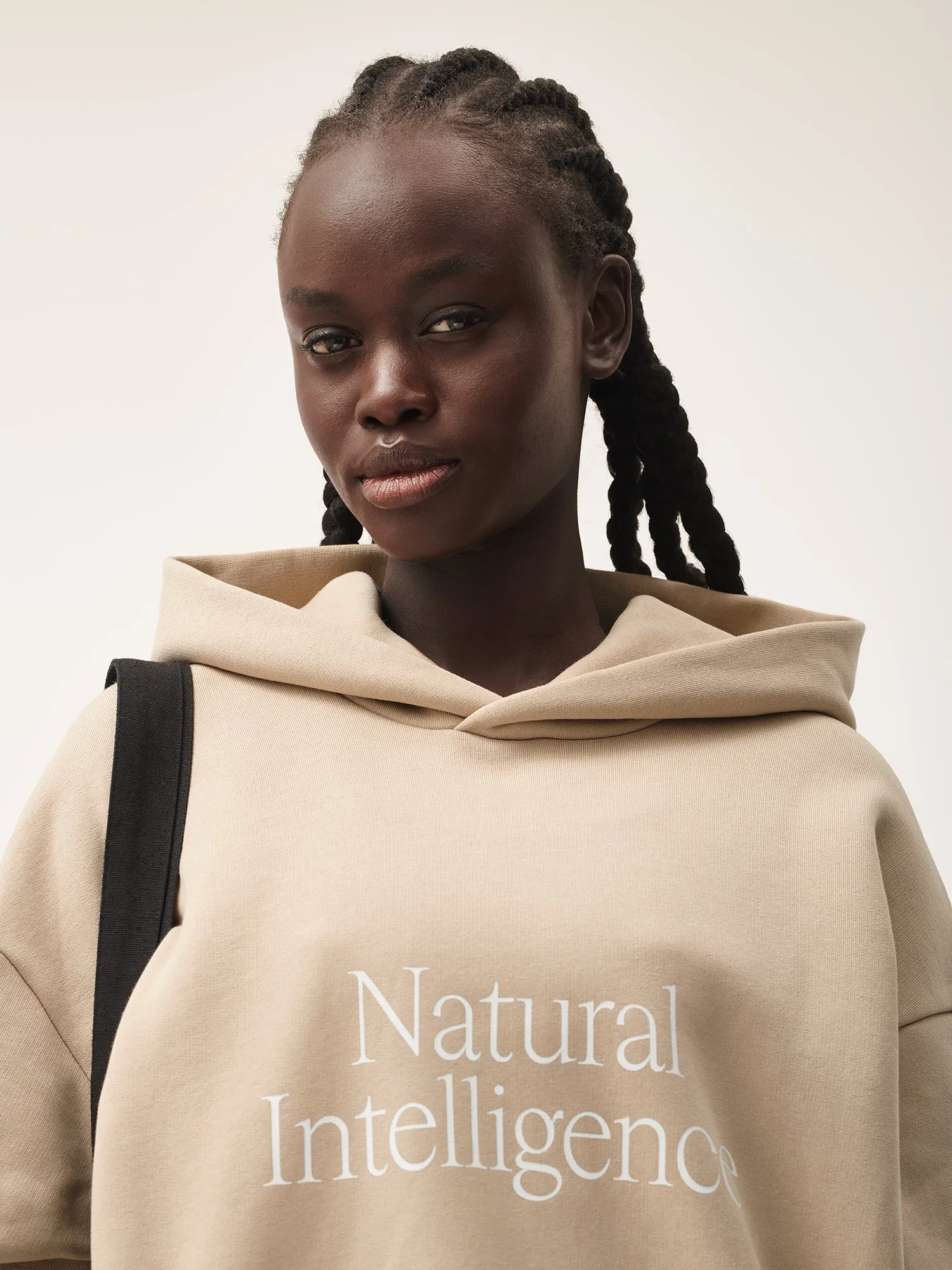 Womens 365 Heavyweight Natural Intelligence Hoodie—mirage beige