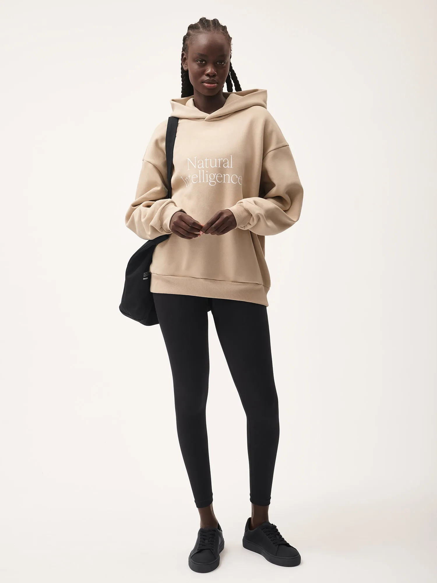 Womens 365 Heavyweight Natural Intelligence Hoodie—mirage beige